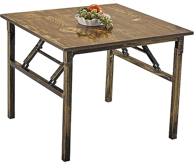 Japanese Floor Table, Folding Square Low Coffee Table by Unknown