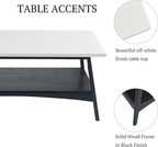Madison Park Coffee Table with Storage Shelf, Rectangular Table - Image 4