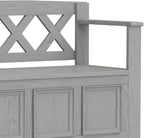 SIMPLIHOME Amherst Entryway Storage Bench - Image 12