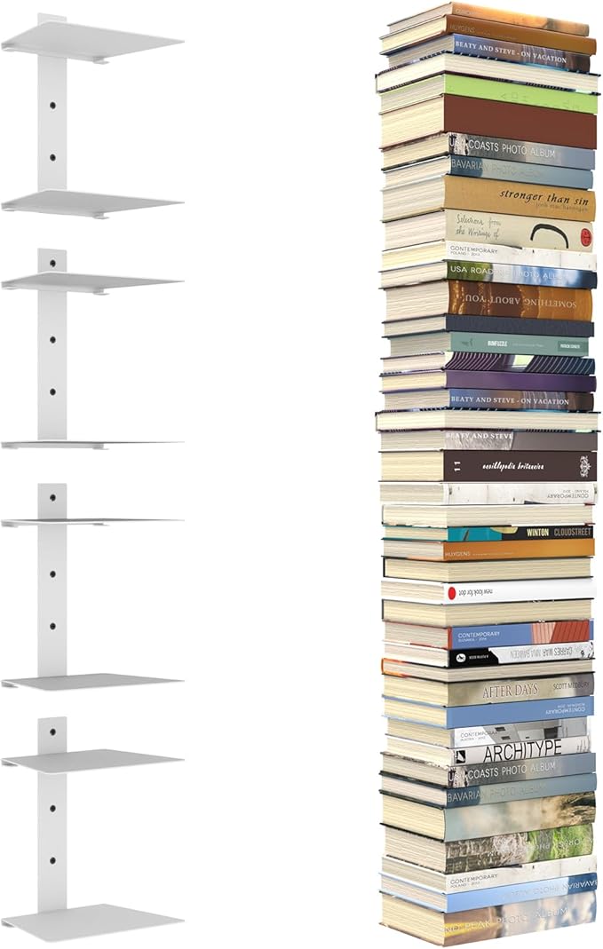 Mefirt Invisible Floating Bookshelves by Mefirt