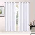 Yakamok Room Darkening Curtains 52x72 inch Length Pure White-Living Room | 2 by Yakamok