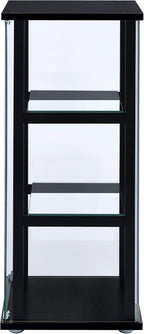 Coaster Home Furnishings Cyclamen 34-inch 3-Tier Clear Tempered Glass Curio - Image 6