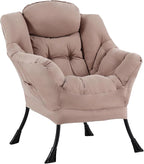 MBOOYOME Lazy Chair, Modern Soft Reading Chair Accent Contemporary Sofa Chair by MBOOYOME