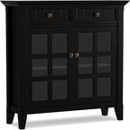 SIMPLIHOME Acadian Storage Cabinet by SimpliHome