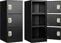 Metal Locker Storage Locker, Assemble Required by Anxxsu