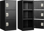 Metal Locker Storage Locker, Assemble Required by Anxxsu
