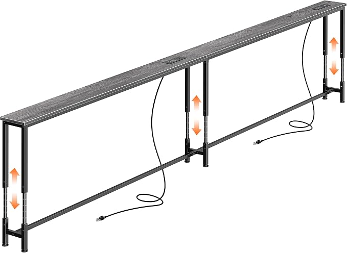 Huuger 110.2 Inch Sofa Table by Huuger