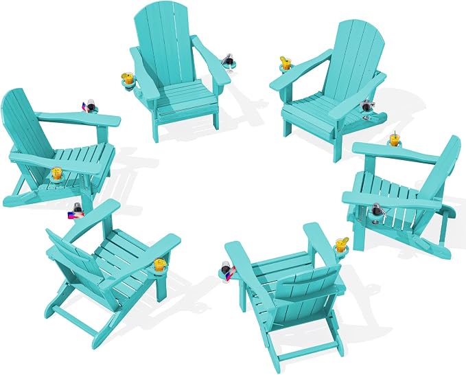 SERWALL Adirondack Chair with Cup Holders by SERWALL