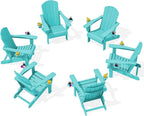 SERWALL Adirondack Chair with Cup Holders by SERWALL