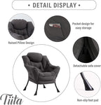 Tiita Lazy Chair, Comfy Leisure Sofa Reading Chair - Image 4