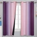 Pink and Purple Ombre Blackout Curtains by ESTELARTEXTILER