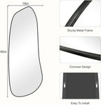 WallBeyond Irregular Wall Mirror, Asymmetrical Mirror Wall Mounted - Image 4