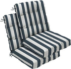 Outdoor Chair Cushions Set of 2, High Back Soft Seat Pad by zanwuhwyd