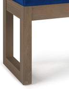 SIMPLIHOME Milltown Small Ottoman Bench - Image 6