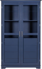 VilroCaz 75'' Tall Kitchen Pantry, Wood Freestanding Kitchen Storage Cabinet - Image 4