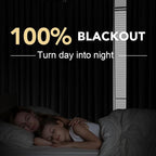 H.VERSAILTEX Blackout Curtains Linen Curtains 120 inches Long 100% Black Out - Image 2
