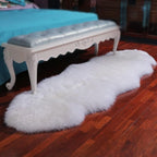 IRIWOOL Premium Genuine Fur Sheepskin Rug Real Australia Sheepskin Natural - Image 5
