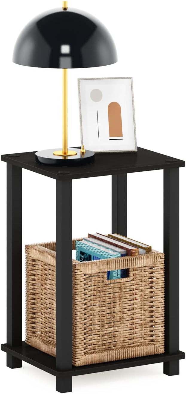 Furinno Simplistic Night Stand, 2-Tier Compact Nightstand - Image 5