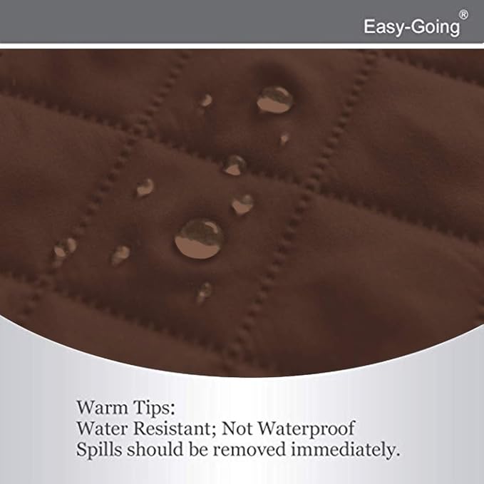 Easy-Going Reversible Couch Cover, 4 Seater Sofa, Coffee/Ivory | XX-Large Sofa - Image 5