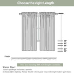 Cream Sheer Curtains 68 Inch Length 2 Panels Set - Image 2