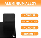 4Pcs 2Inch Metal Furniture Legs, Square Metal Cabinet Support Foot - Image 3