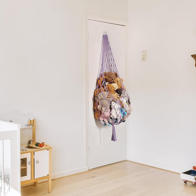 Amdermi Upgrade Stuffed Animal Hammock Corner or Wall Hanging Net - Image 6