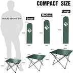 VILLEY Portable Camping Side Table, Ultralight Aluminum Folding Beach Table - Image 3