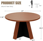 iPormis 47-Inch Round Dining Table - Image 2