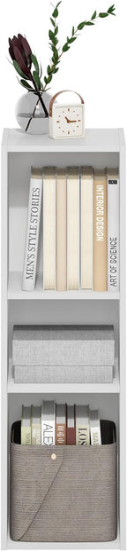 Furinno Fulda Book Shelf, 3-Tier Narrow Bookshelf, Bookcase - Image 7