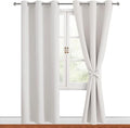 Blackout Curtains for Bedroom, 42 x 84 Inches Long, 2 Panels | Thermal by Hiasan