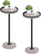 HOOBRO Small Round Side Tables, Drink Tables, Coffee Martini Tables by HOOBRO