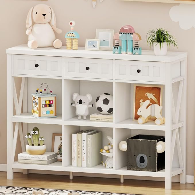 FATORRI 6 Cube Storage Organizer Bookshelf - Image 6