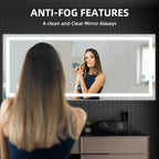 84" L x 32" W LED Bathroom Mirror - Image 7