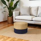 · REDEARTH · Cylindrical Pouf Foot Stool Ottoman - Image 2