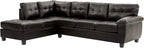 Eco-Friendly Black Sectional Couch - Image 4