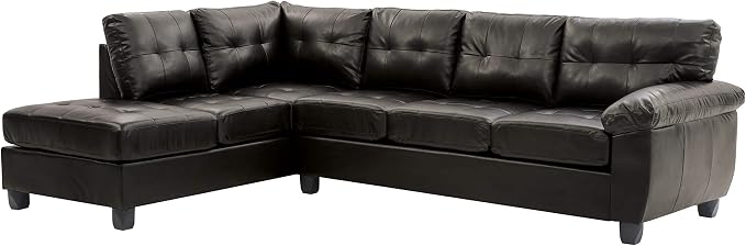 Eco-Friendly Black Sectional Couch - Image 4