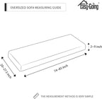 Easy-Going Stretch 1 Piece Oversized Couch Cushion Cover - Image 5