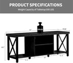 GAZHOME TV Stand for TV up to 65 Inches, TV Cabinet - Image 2