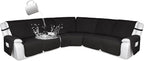 HDCAXKJ 100% Waterproof Reclining Sectional Couch Covers L Shape Recliner Sofa by HDCAXKJ