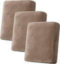 H.VERSAILTEX Velvet Stretch Couch Cushion Cover Plush Cushion Slipcover by HVERSAILTEX