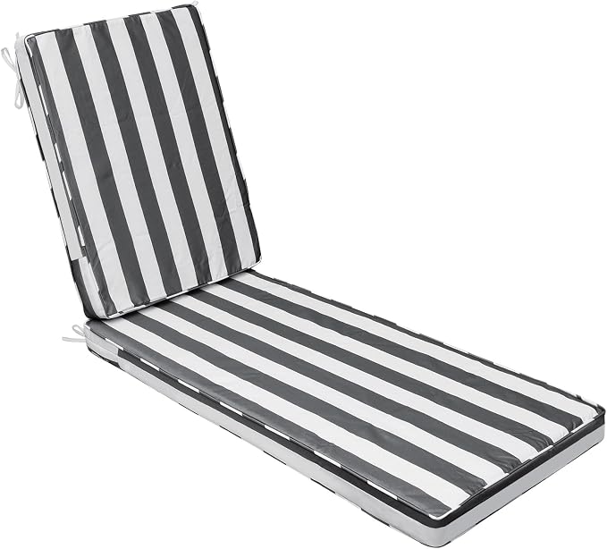 AAAAAcessories Outdoor Chaise Lounge Cushions, Fade-Resistant, Waterproof Patio by AAAAAcessories