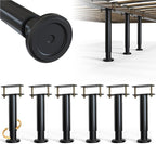 6Pcs Bed Frame Support Leg, Adjustable Height 5.8"-9", Extra Sturdy Steel Bed by YUEYIN