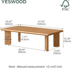 YESWOOD Solid Wood Tatami Tables - Image 2