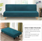H.VERSAILTEX Real Velvet Futon Cover Armless Sofa Covers Sofa Bed Covers - Image 5