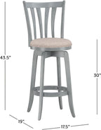 Hillsdale Furniture Savana Wood Bar Height Stool - Image 3