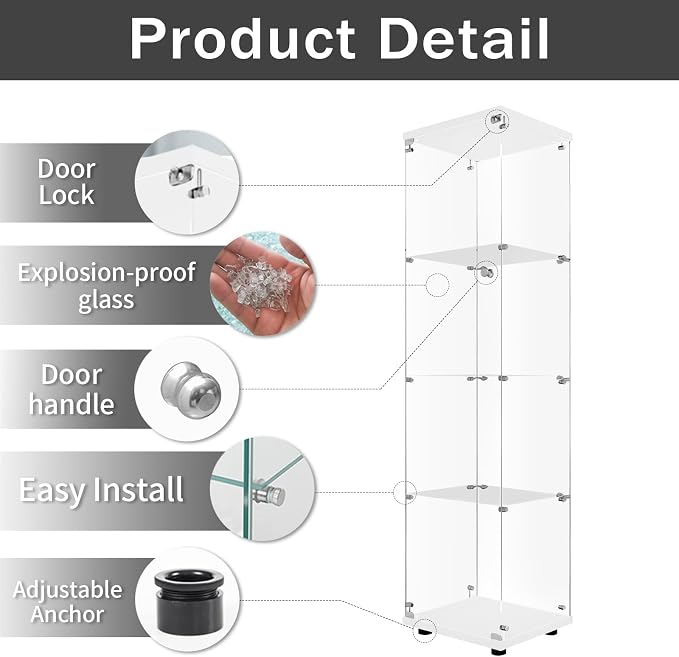 LFT HUIMEI2Y Glass Display Cabinet - Image 3