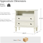 HULALA HOME Farmhouse End Table - Image 2