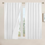 Linen 100% Blackout Window Curtains by LAMIT