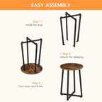 HOOBRO Side Table, Round End Accent Table - Image 9