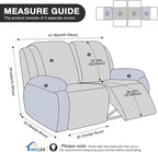 Timeles Recliner Covers Recliner Loveseat Covers Reclining Couch Covers Sofa - Image 5